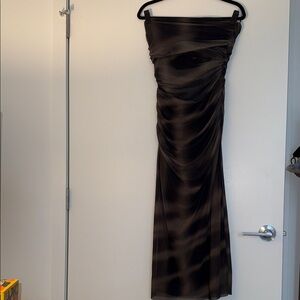 Zara Strapless Black Dress